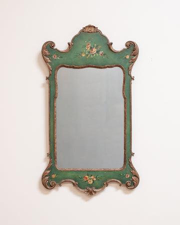 Antique Painted Wall Mirror