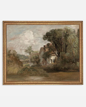 Cottage through the trees
