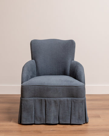 Devon Pleated Slipper Chair