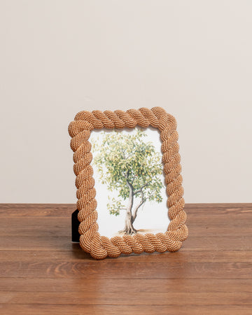 Gold Rope Photo Frame