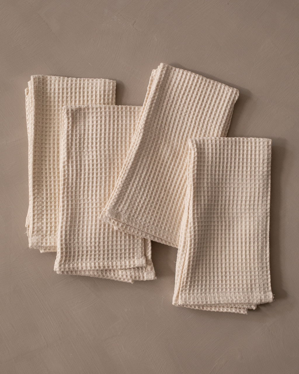 Ivory Waffle Napkins (S/4)