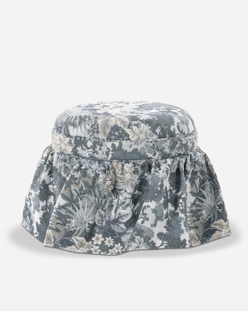 Margaux Skirted Storage Ottoman
