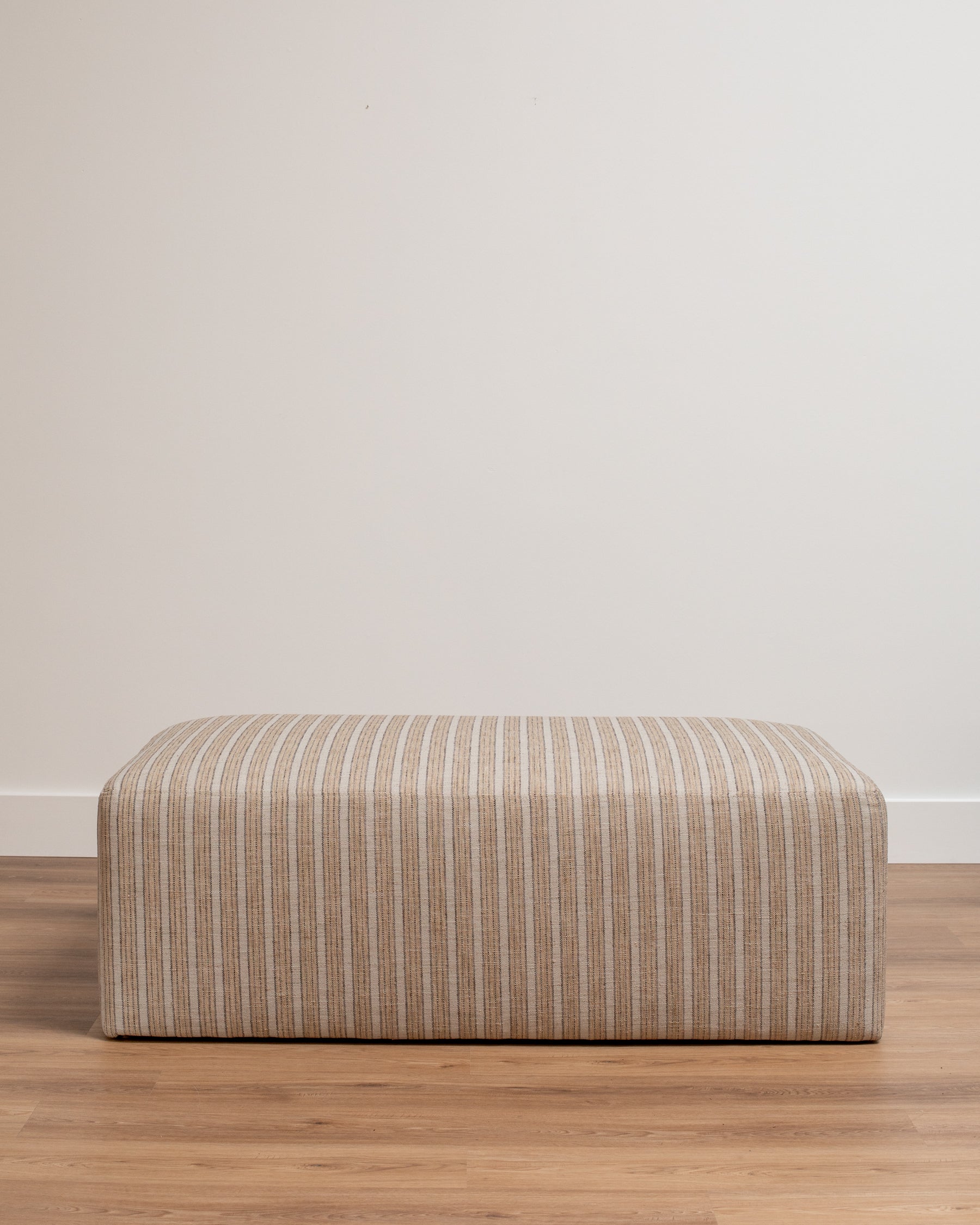 Monterey Ottoman - Mardin Stripe – The Vintage Rug Shop