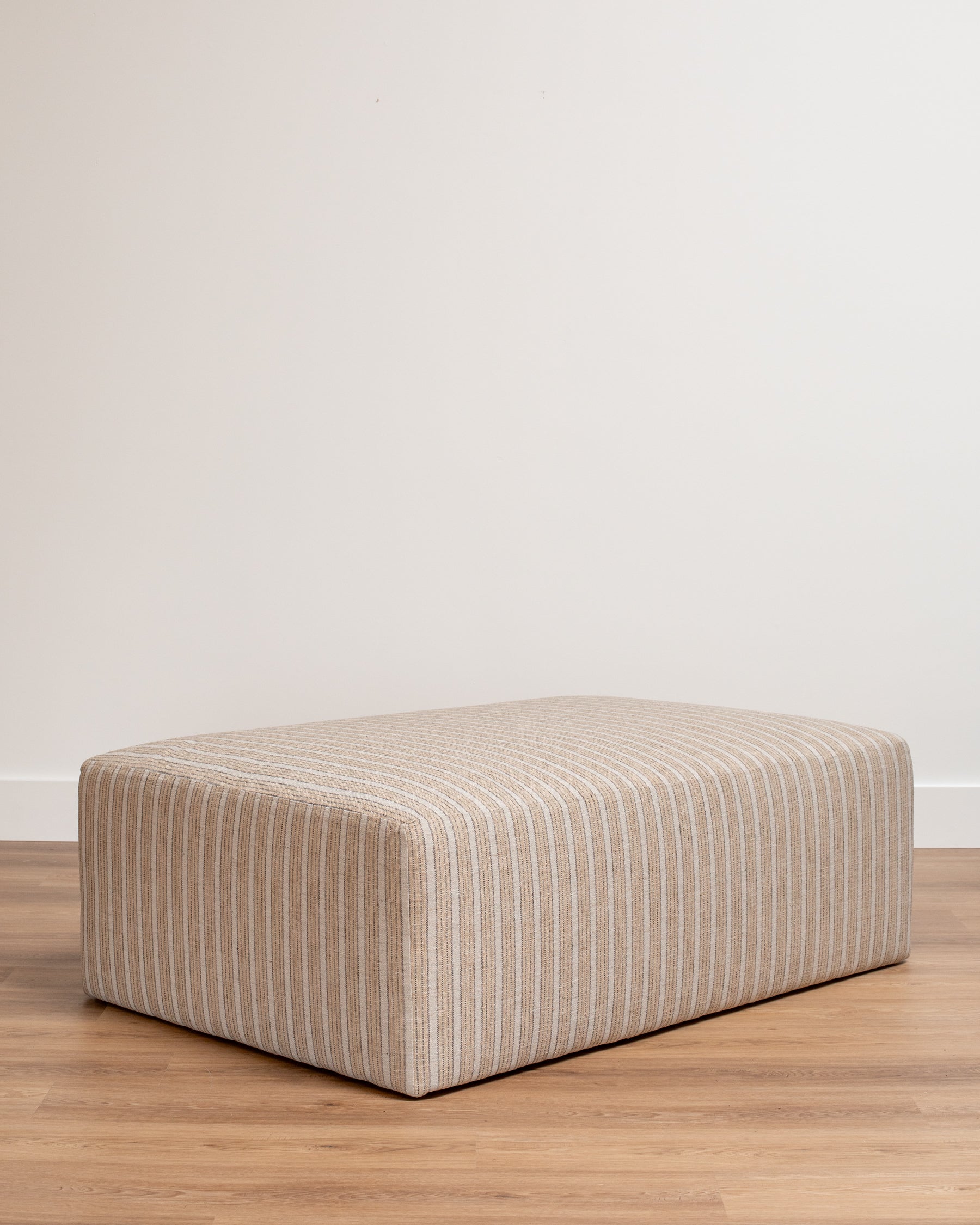Monterey Ottoman - Mardin Stripe – The Vintage Rug Shop