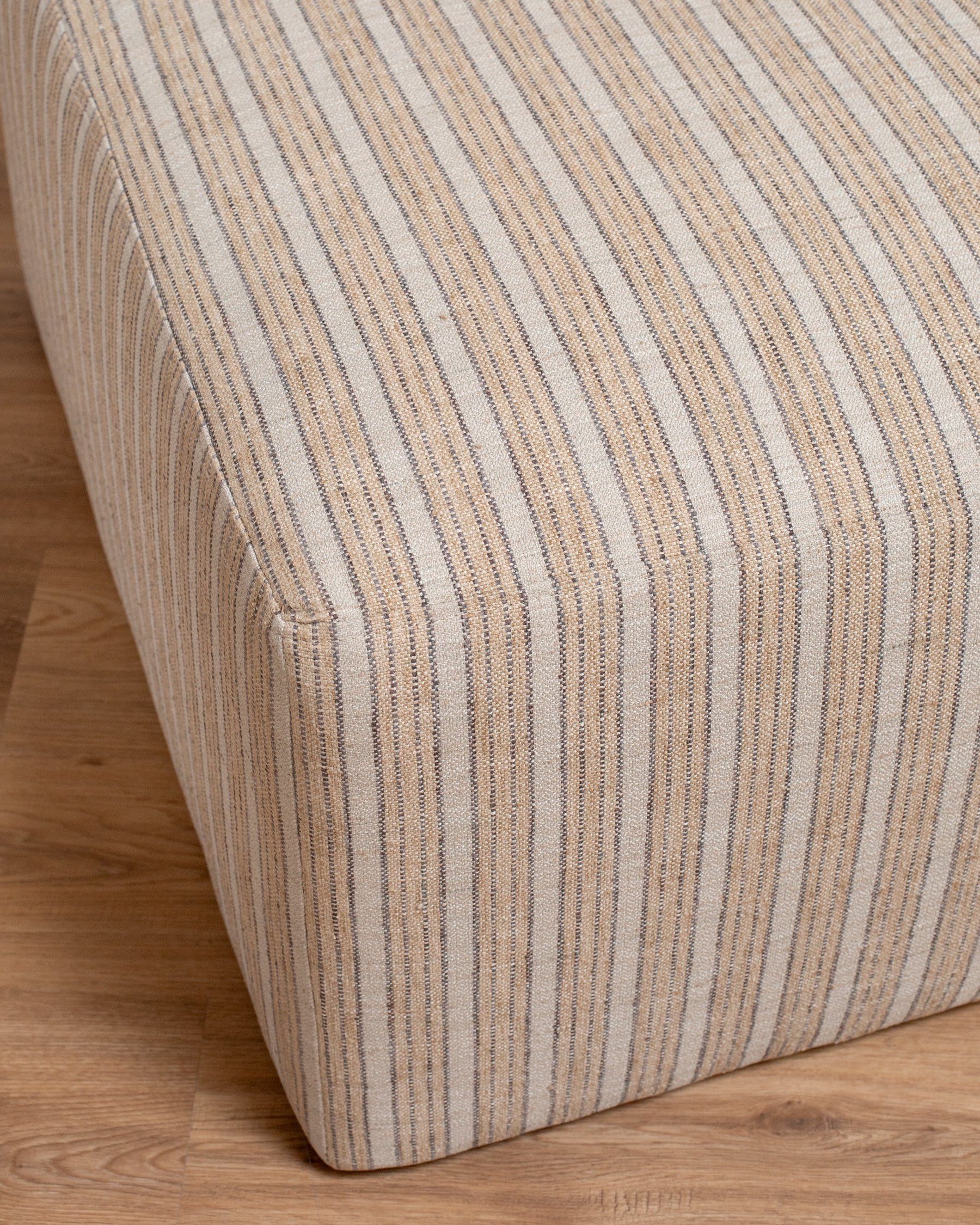 Monterey Ottoman - Mardin Stripe – The Vintage Rug Shop