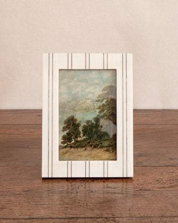 Ticking Stripe Photo Frame