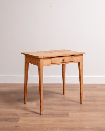 Petite Vintage French Pine Table