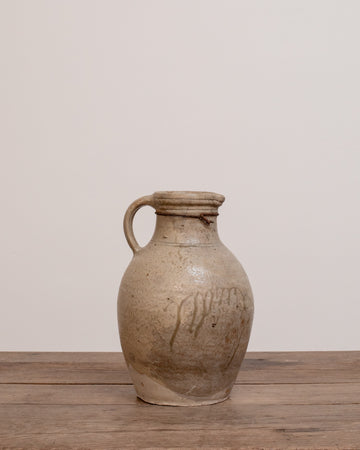 Vintage French Stoneware Pitcher - XLIII