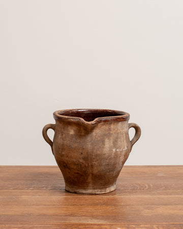 Vintage French Stoneware Pitcher - XXXXI