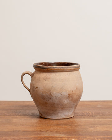 Vintage French Stoneware Pitcher - XXXXV