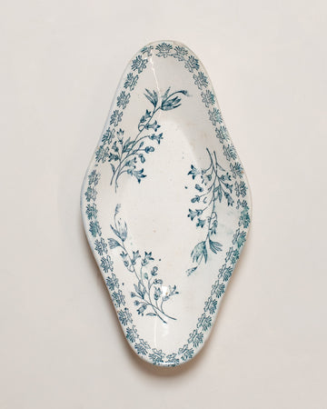 Vintage Transferware Spoon Rest - II
