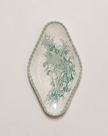 Vintage Transferware Spoon Rest - III