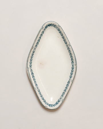 Vintage Transferware Spoon Rest - V