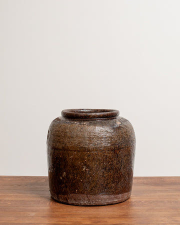 Vintage Glazed Vase (XL) XXXVIII