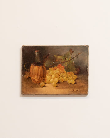 Vintage Still Life with Grapes