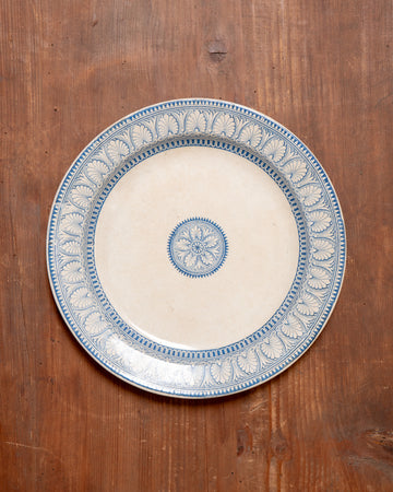 Vintage Transferware Serving Plate - Palmette