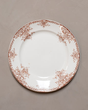 Vintage Transferware Serving Platter - Brunette Wild Rose