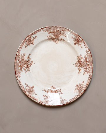 Vintage Transferware Serving Platter - Brunette Wild Rose I