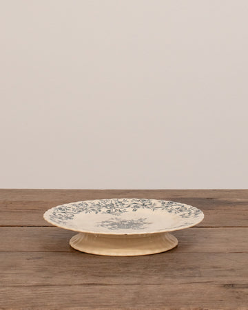 Vintage Transferware Cake Platter IV
