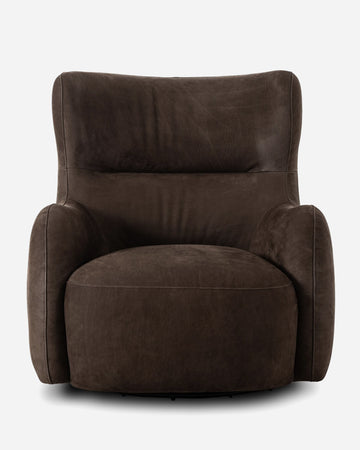 Wynn Leather Swivel Chair