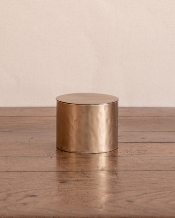 Round Brass Box