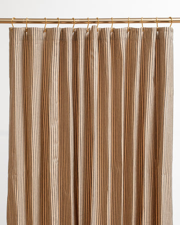 Ticking Stripe Shower Curtain