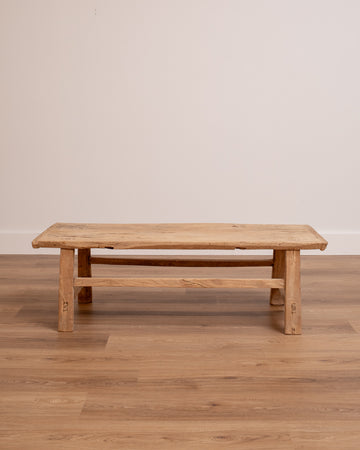 Antique Cypress & Elmwood Coffee Table XIV