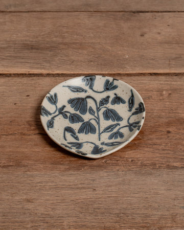 Delft Floral Spoon Rest