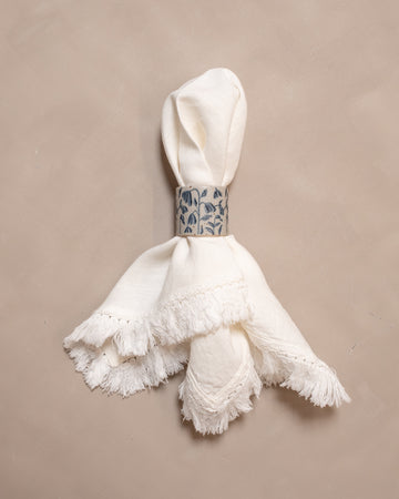 Delft Floral Napkin Ring