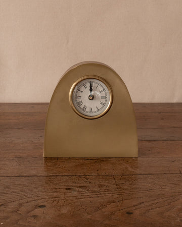 Ellington Brass Tabletop Clock