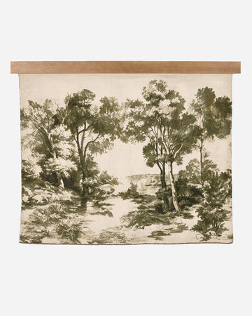 Etched Trees Canvas Tapestry