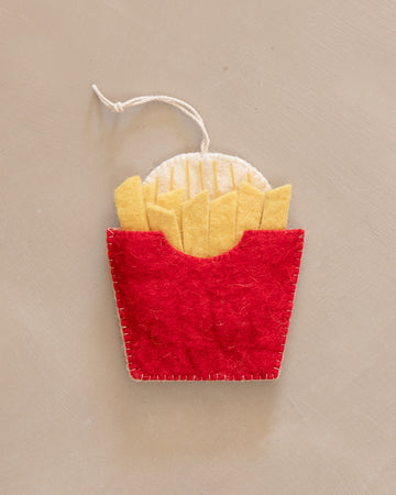 Golden Fries Felt Ornament