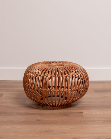 Vintage Franco Albini Rattan Ottoman