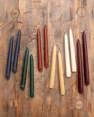 Hand Dipped Taper Candle (9-Inch)