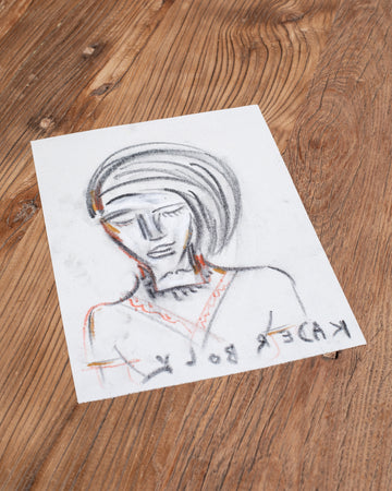 Head In The Clouds – Original Drawing by Kader Boly