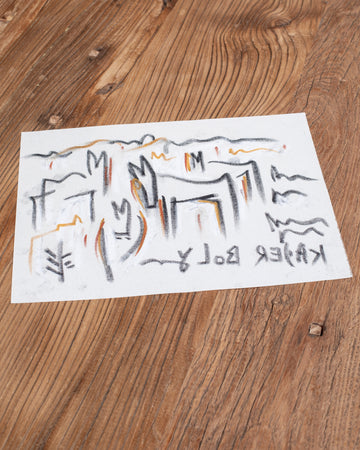 Herd Mentality – Original Drawing by Kader Boly