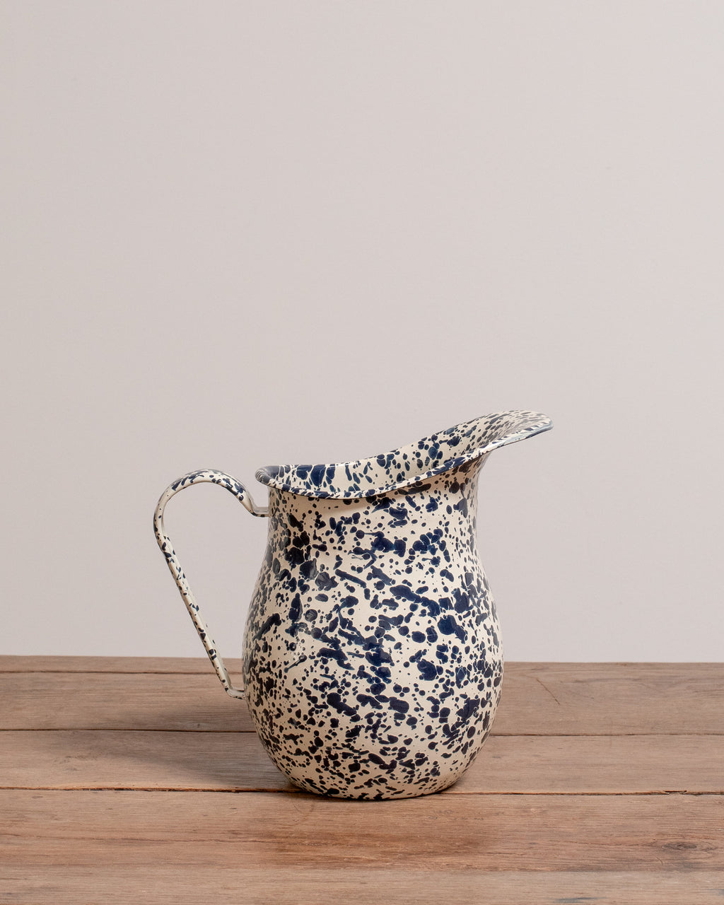 Indigo Splatterware Pitcher – The Vintage Rug Shop