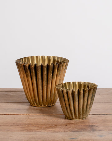 Nova Brass Planter