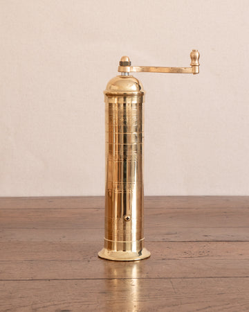 Brass Pepper Mill 10"