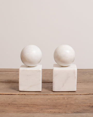 Marble Pillar Bookends
