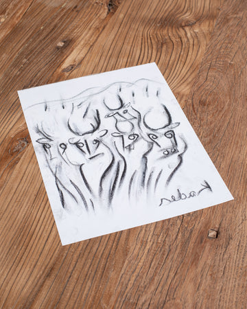 Runaround – Original Drawing by Kader Boly