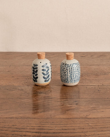 Delft Floral Salt & Pepper Set