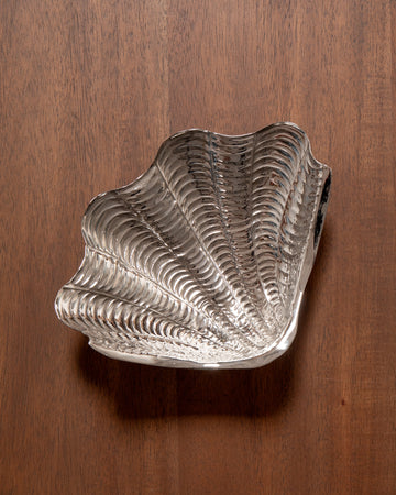 Silver Scallop Footed Dish