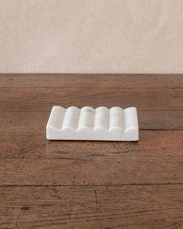 Carved Marble Soap Dish