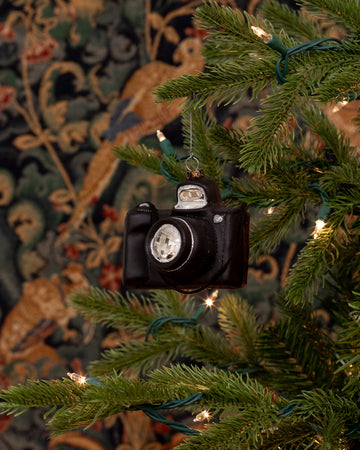 The Photographer Glass Ornament