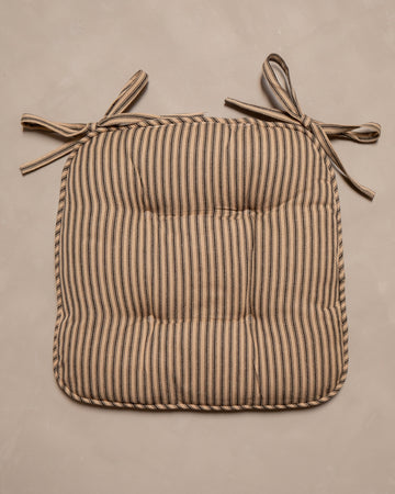 Country Ticking Stripe Seat Cushion