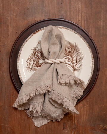 Twist Stoneware Napkin Rings S/2