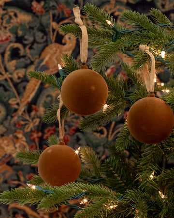 Velvet Ball Ornament