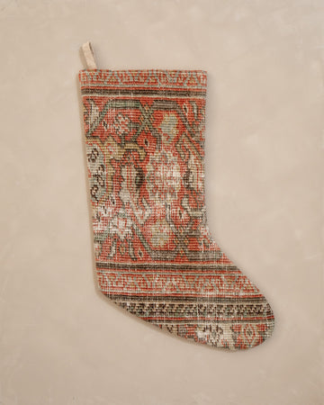 Vintage Rug Stocking IV