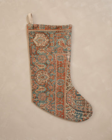 Vintage Rug Stocking VI
